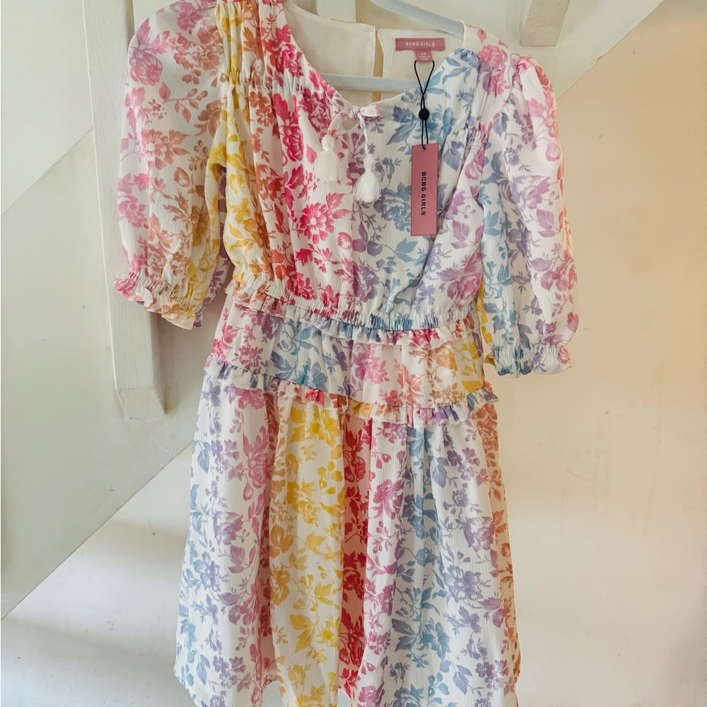 BCBG girls Floral Multicolor Kids Dress